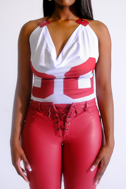 Lace Me Up Jersey Top